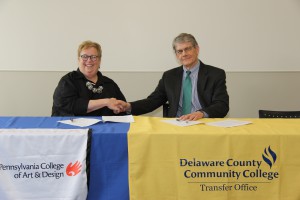 PCAD President Mary Colleen Heil and DCCC President Jerry Parker