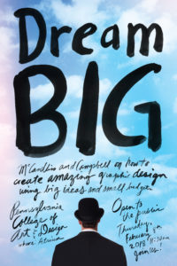 Dream Big Poster Feb 16th Artist Talk with McCandiss and Campbell