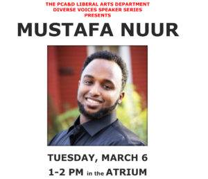 Mustafa Nuur to speak at PCA&D on 3/6 at 1 p.m.