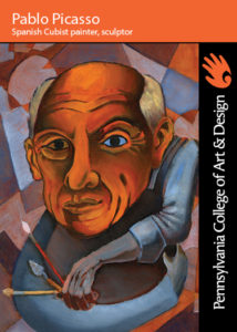 Pablo Picasso illustration by James Murray '08