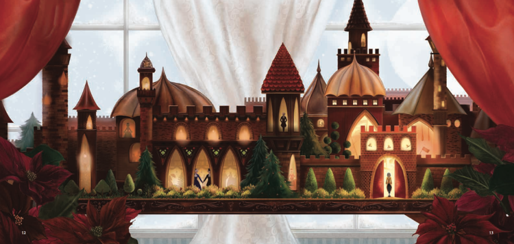 illustration of the gift castle, by Christina Hess