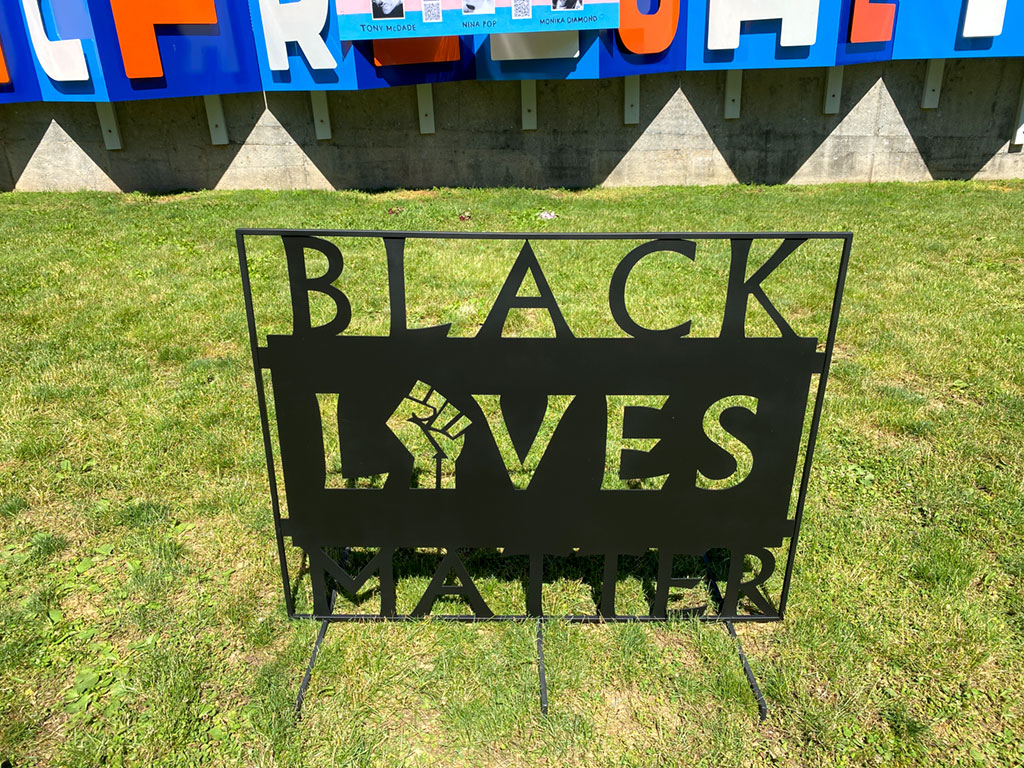 Black Lives Matter - PCAD Art Garden - Lancaster PA - 2020