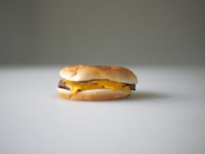 "One dollar's worth of double cheeseburger from McDonald's," Jonathan Blaustein, 2008