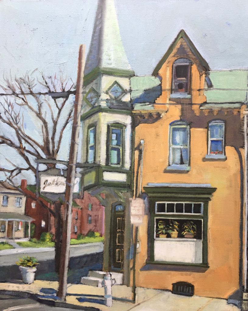 Original painting of Jethro's, by Eric Fowler, Illustration faculty