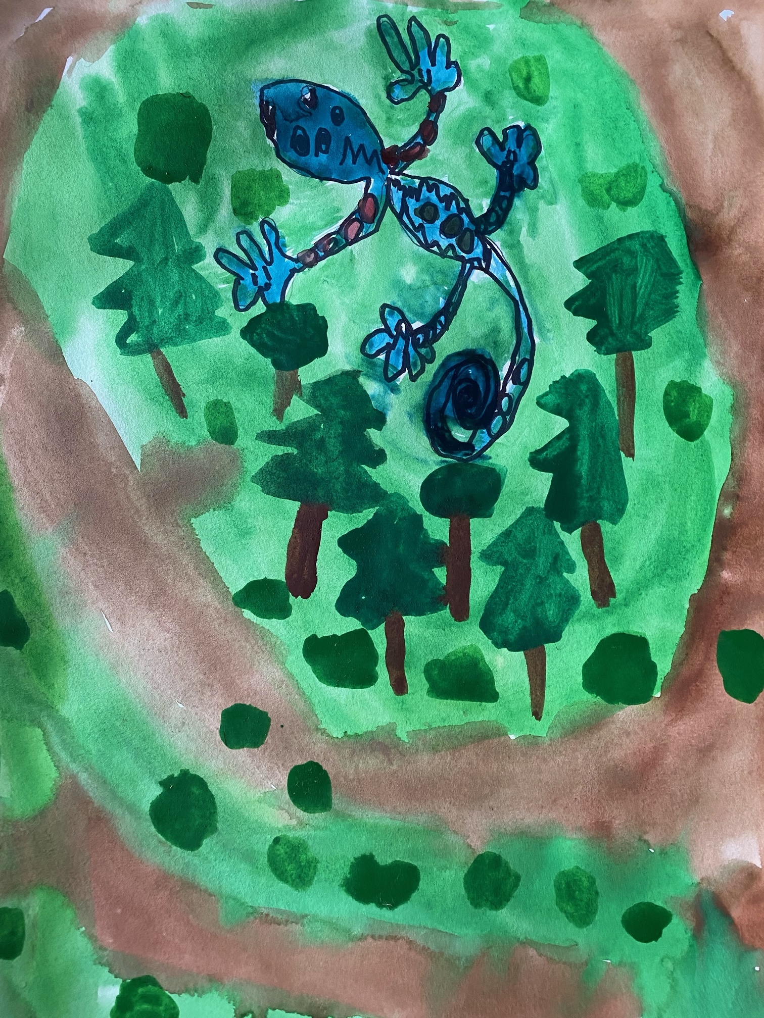 Rowen McDermott artwork for Fall Nature Painting: Grades 5 - 9 (ONLINE) - Susan Wheelersburg