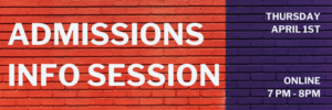 Admissions Info Session Apr 1