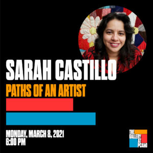 promo graphic for Sarah Castillo Lecture Series talk
