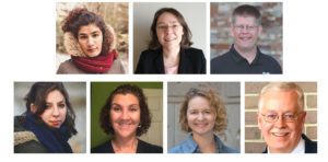 headshots of new spring 2021 faculty