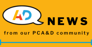 graphic that reads "news from our pcad community"