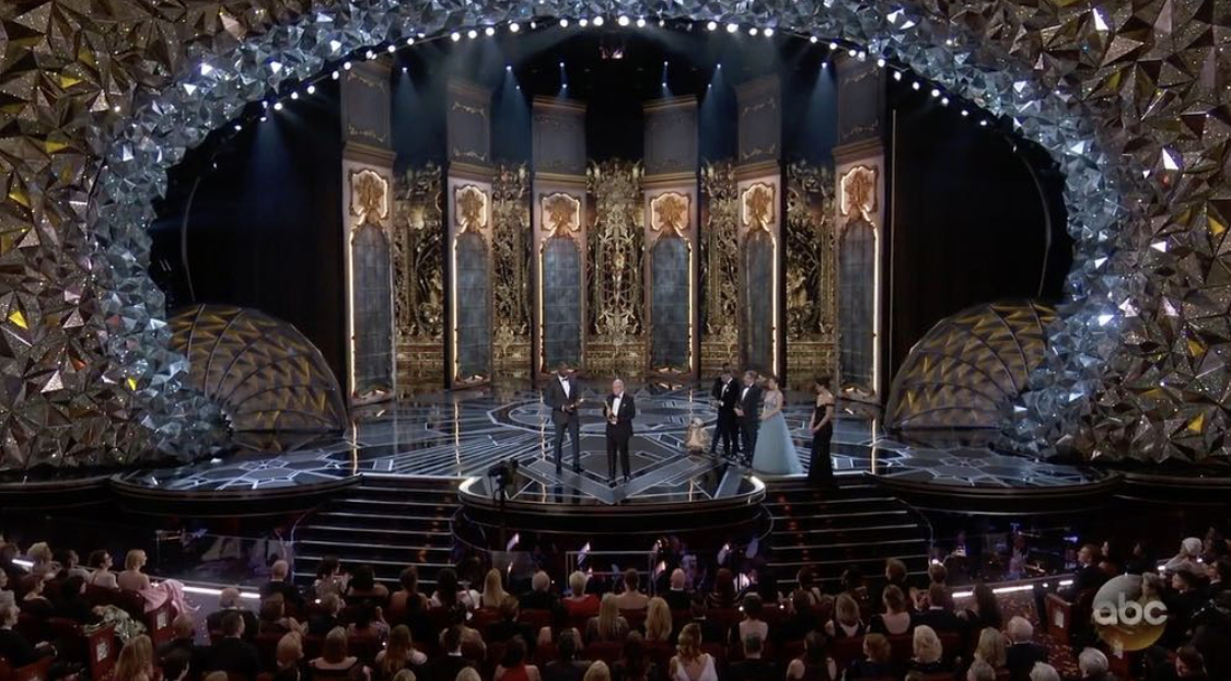Stage designed and built by Atomic Design for the 91st Academy Awards. photo credit ABC