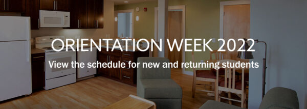 Orientation Week Schedule