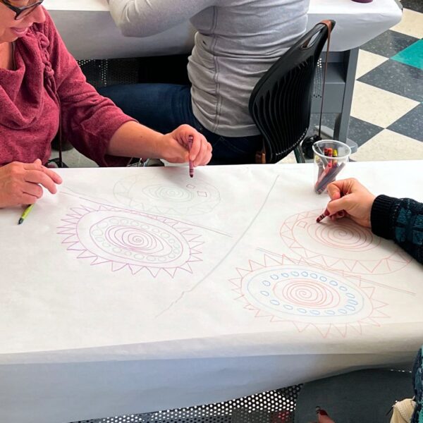 Parent + Child: Mirrored Drawing Workshop Ages 4-7