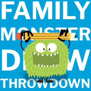 Family Monster Draw Throwdown: Intergenerational Studio Ages 6  - Adult