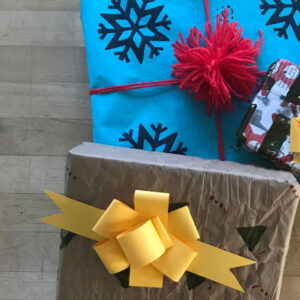 Relief Printing Gift Wrapping Paper