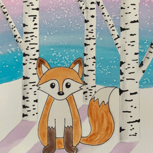 February - Winter Watercolor Exploration: Grades 1-3