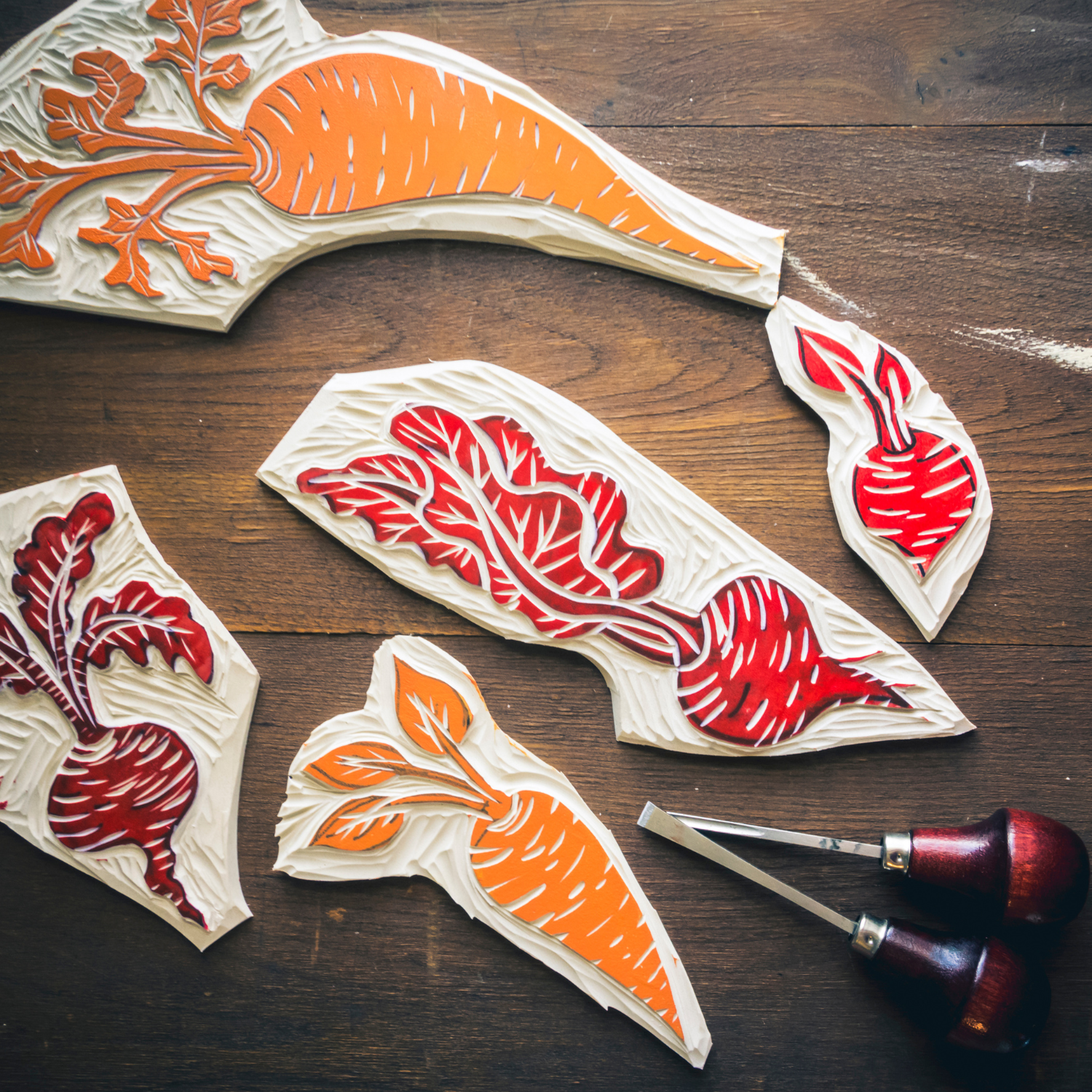 Block Printing 101: Summer Postcards Workshop